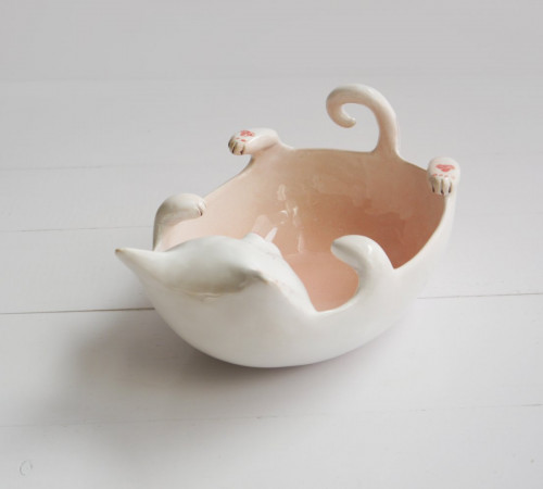 Kotek miska, yarn bowl 2